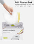 Code Z - 12.5 Gallon  Easy-Dispense Roll Trash Bag - 440 Count