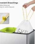 Code K -9.3 Gallon Easy-Dispense Roll Trash Bag - 110 Count