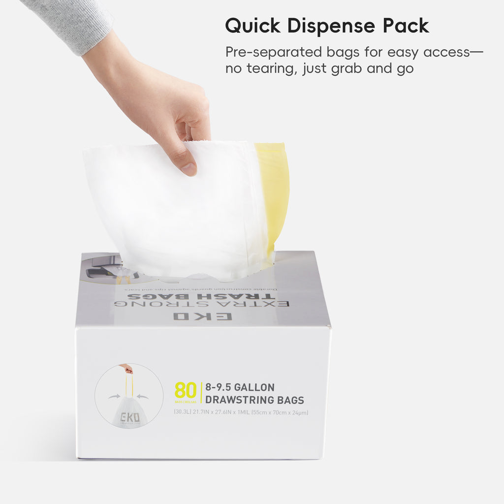 Easy-Dispense Trash Bag Code E-Z / 8-21 Gal