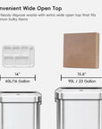 Urban Slim Open Top Can Commercial Grade