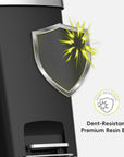 EKO Trash Can Featuring Dent-Resistant Premium Resin Build.