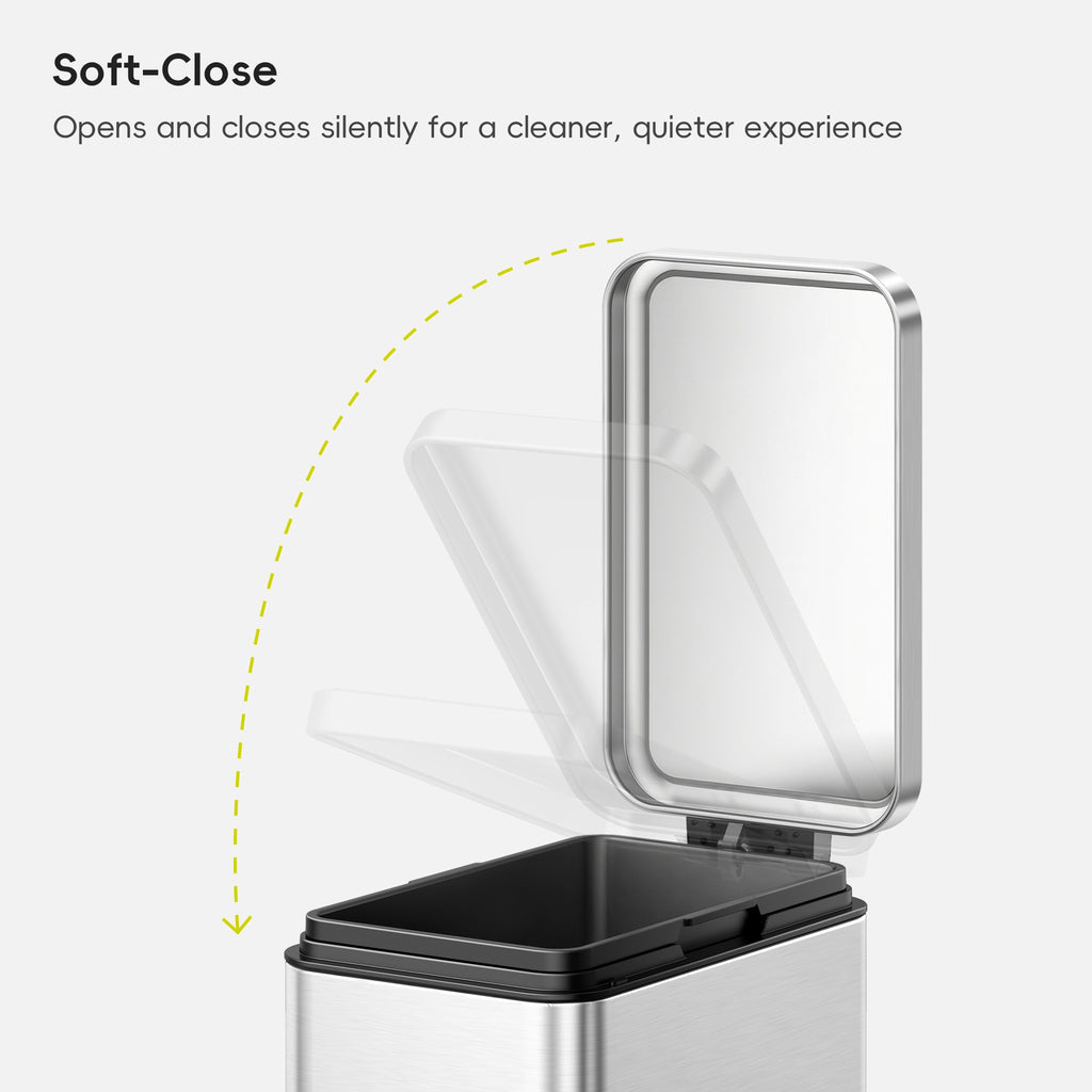Stella Small Bathroom Step Trash Can