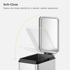 Stella Small Bathroom Step Trash Can