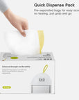 Code M -10.6 Gallon Easy-Dispense Roll Trash Bag - 440 Count