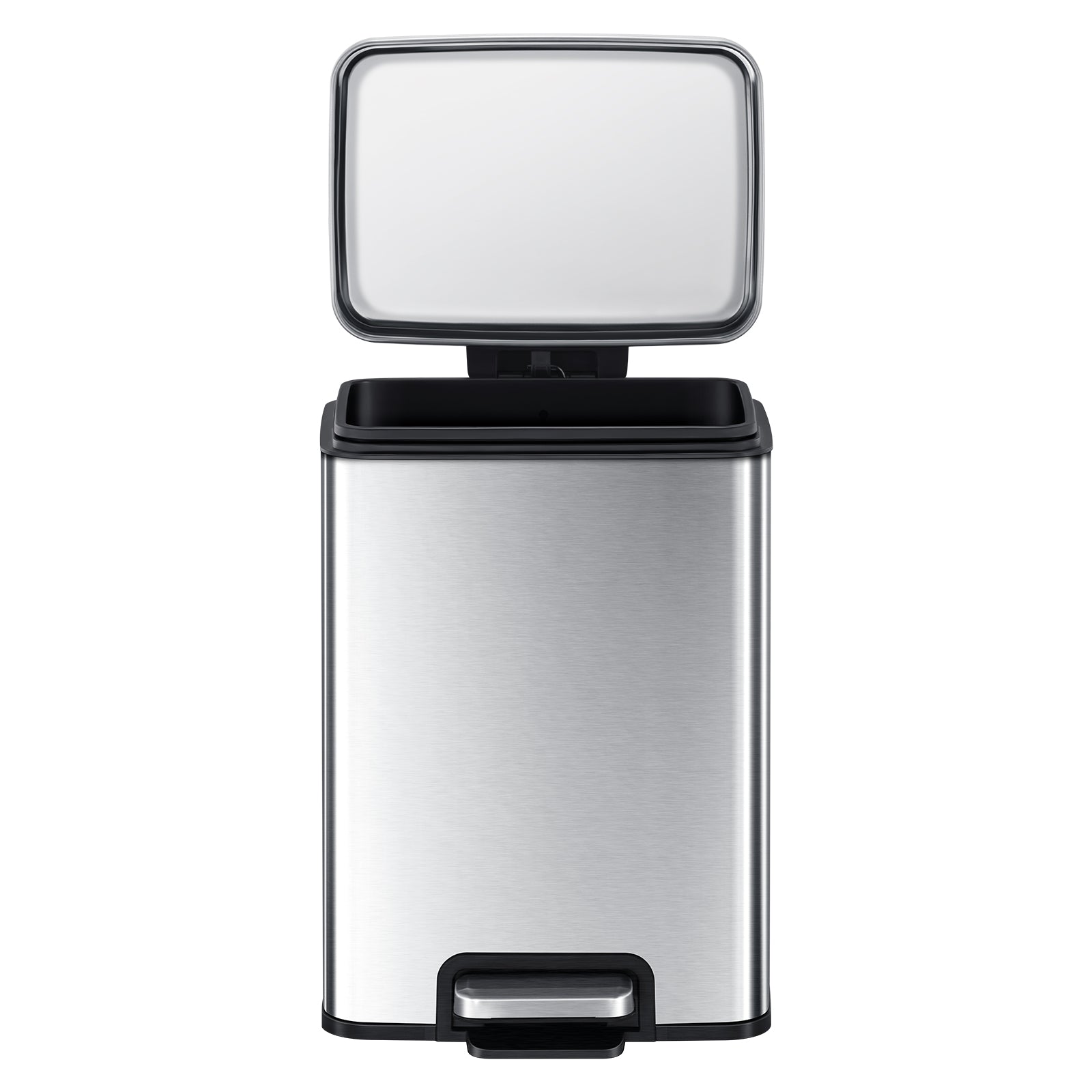 EKO Madison Step Can With Liner - 12L / 3.2 Gal - Stainless Steel – Open Top