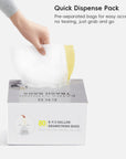 Code Z - 12.5 Gallon  Easy-Dispense Roll Trash Bag - 110 Count (40-60L)