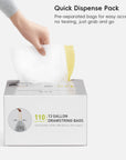 Easy-Dispense Roll Trash Bag Code A-Z / 1.6-21 Gal