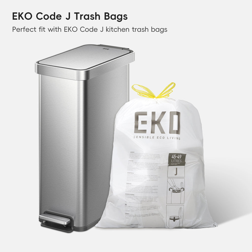 Hudson Slim Stainless Steel Step Trash Can 50 L / 13.2 Gal