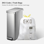 Hudson Slim Stainless Steel Step Trash Can 50 L / 13.2 Gal