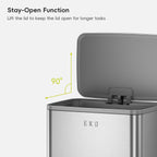 Marina Stainless Steel Step Trash Can 50 L / 13 Gal