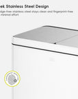Edison Dual Compartment Step Can with Removable Inner Liners 30+30 L / 8+8 Gal