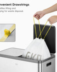 Code M -10.6 Gallon Easy-Dispense Roll Trash Bag - 60 Count