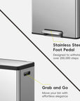EcoCasa II Step Recycling Can with Liner