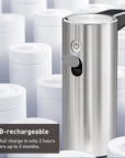 EKO Aroma Smart Foaming Soap Dispenser - Stainless Steel – USB-Rechargeable