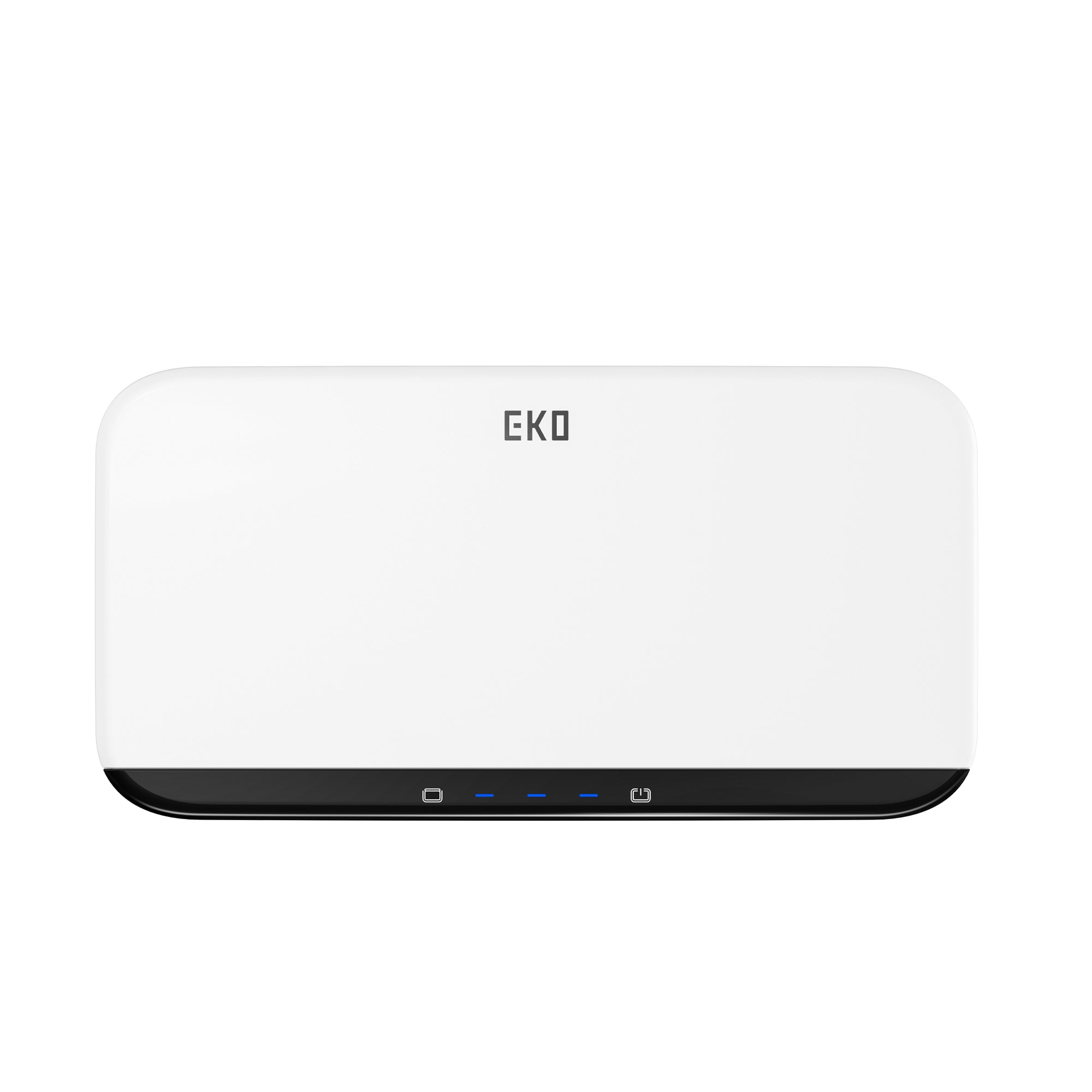 EKO Brio 10L / 2.6 Gallon in White Compact Design Motion Sensor Trash Can