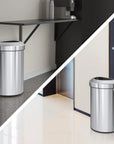 Urban Semi-Round Commercial Open Top Waste Bin