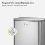 Marina Stainless Steel Step Trash Can 50 L / 13 Gal