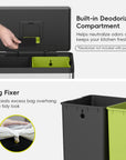 EcoCasa II Step Recycling Can with Liner