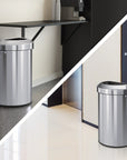 Urban Semi-Round Commercial Open Top Waste Bin