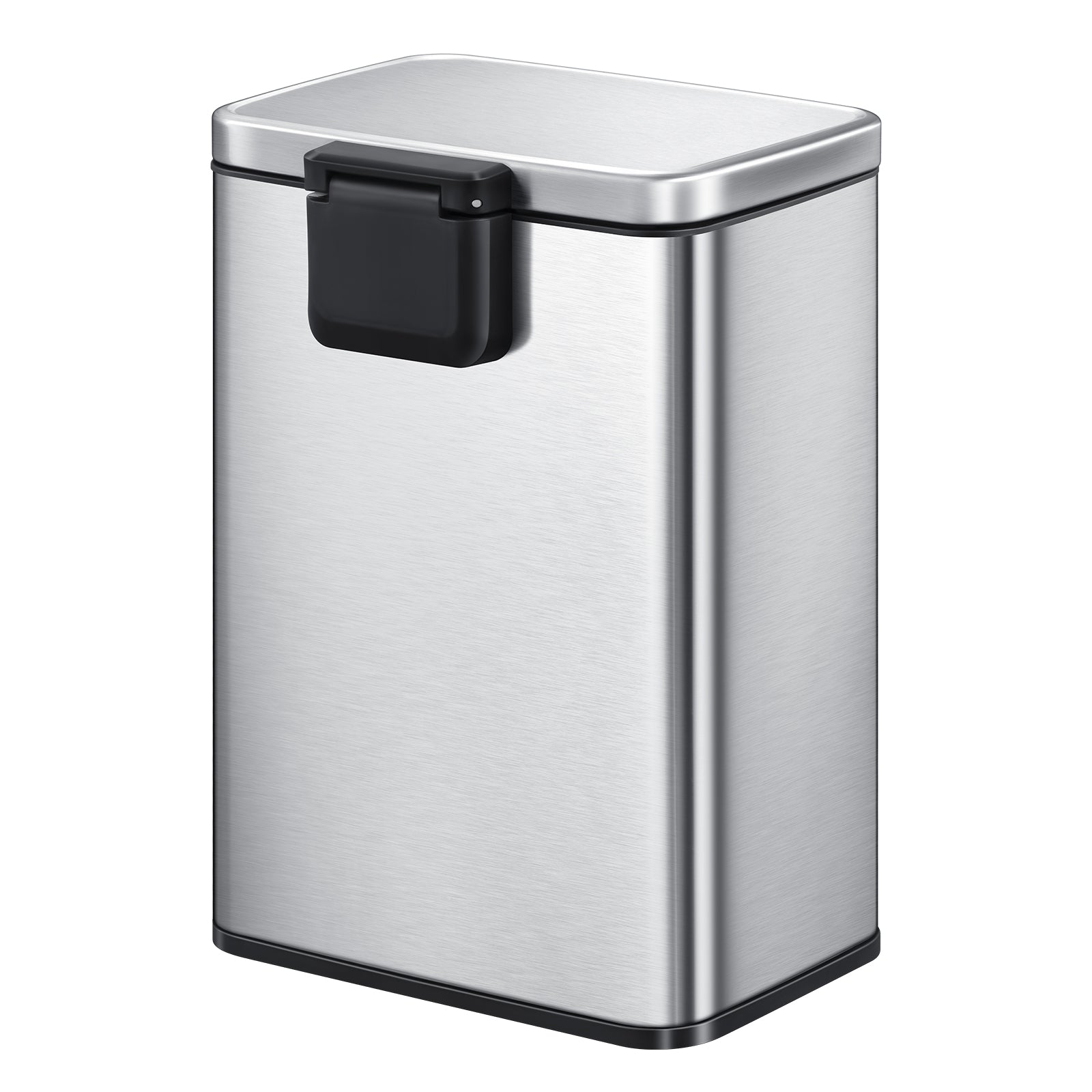 EKO Madison Step Can With Liner - 12L / 3.2 Gal - Stainless Steel – Closed Lid