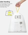 Code F - 13 Gallon  Easy-Dispense Roll Trash Bag - 440 Count