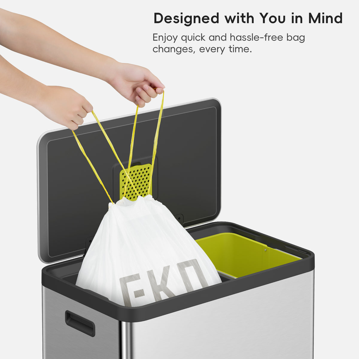 Easy-Dispense Trash Bag Code E-Z / 8-21 Gal