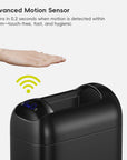 Astro Slim Sensor Trash Can with Butterfly Lid 10 L / 2.6 Gal