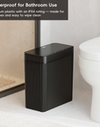Brio 10L / 2.6 Gallon in Black Compact Design Motion Sensor Trash Can