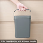 Puro Compost Bin with Lid Dark Gray