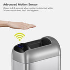 Astro Slim Sensor Trash Can with Butterfly Lid 10 L / 2.6 Gal