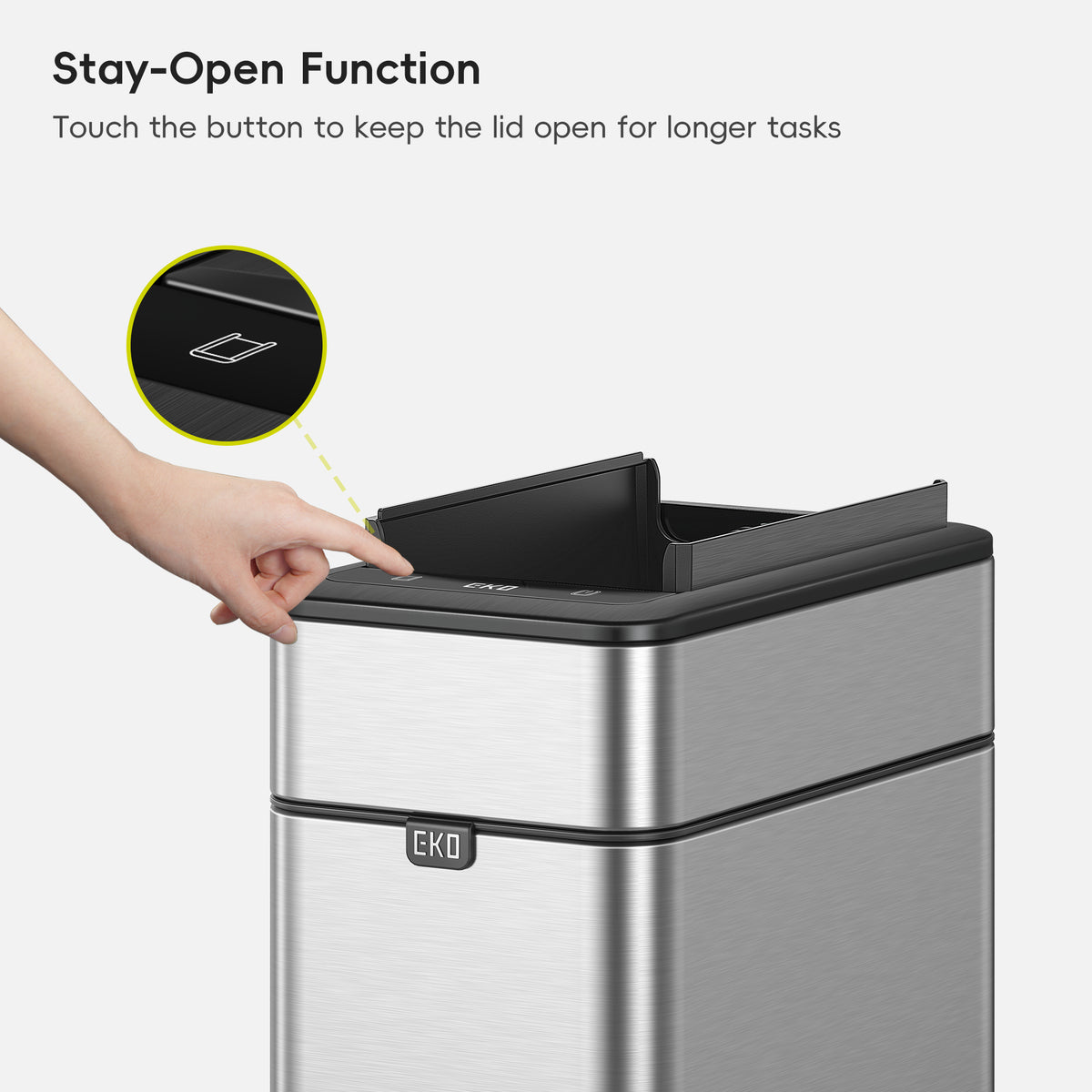Phantom Pro Dual Wing Lid Sensor Can 10 L / 2.6 Gal