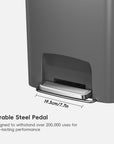 Hana Select Plastic Resin Step Trash Can 50 L / 13 Gal