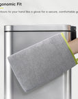 EKO Microfiber Cleaning Mitt for Stainless Steel – Ergonomic Fit