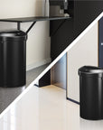 Urban Semi-Round Commercial Open Top Waste Bin