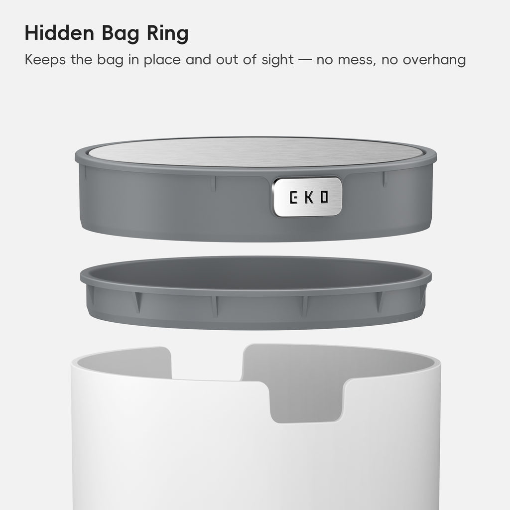 Fandy Table Bin with Swing Top Lid