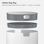 Fandy Table Bin with Swing Top Lid