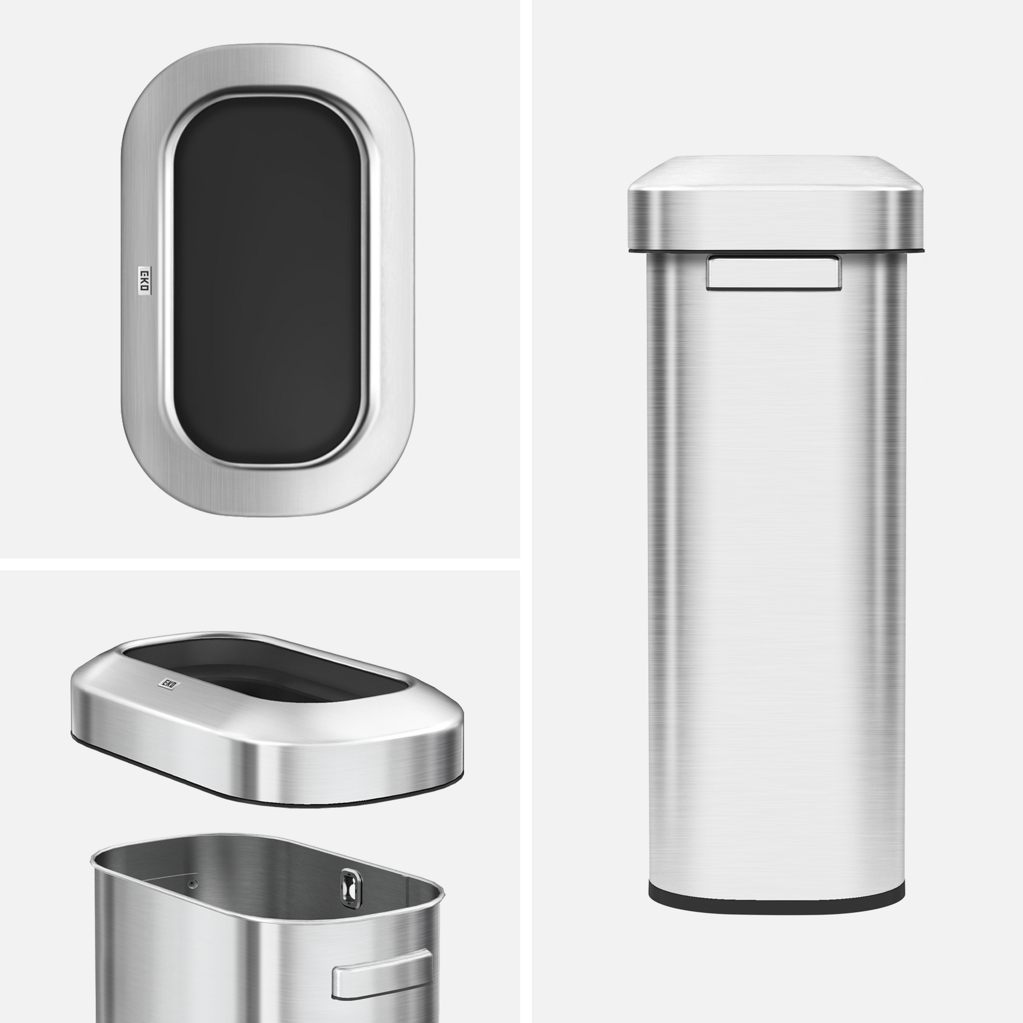 Urban Slim Open Top Can Commercial Grade - 90L / 23.7 Gal