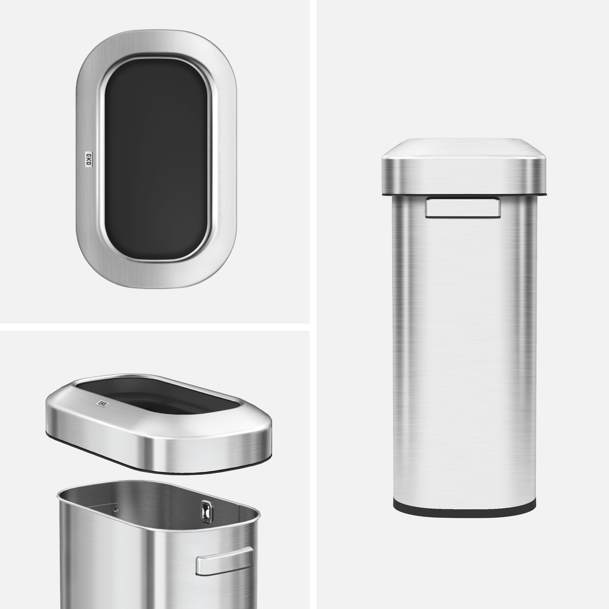 Urban Slim Open Top Can Commercial Grade - 60L / 16 Gal