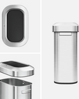 Urban Slim Open Top Can Commercial Grade - 60L / 16 Gal