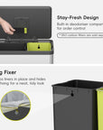 EcoCasa II Step Recycling Can with Liner