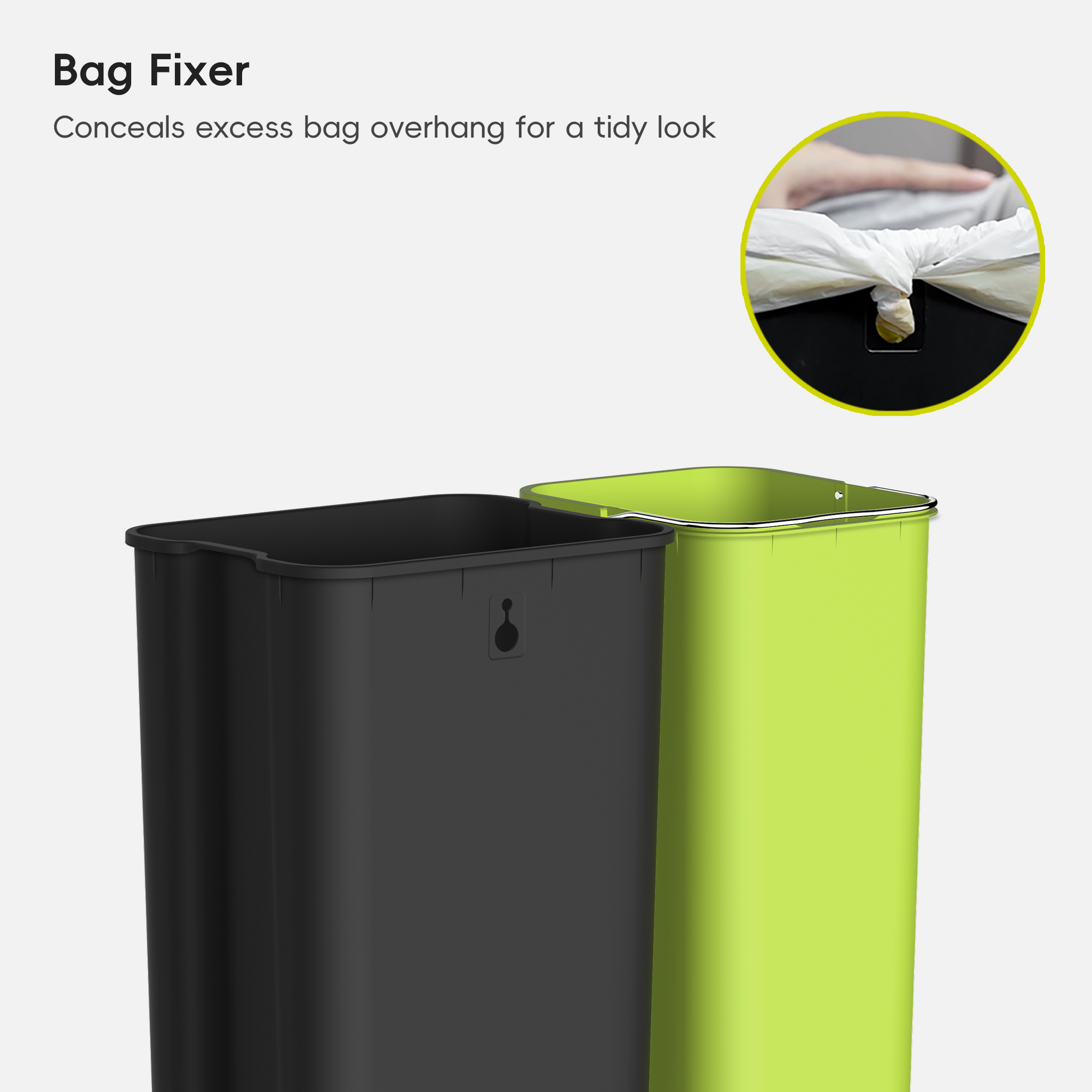 EcoCasa Step Recycling Can - Dual Compartment 30L+20L