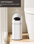 Astro Slim Sensor Trash Can with Butterfly Lid 10 L / 2.6 Gal
