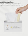 EKO Code B - 2.6 Gallon Easy-Dispense Roll Trash Bag - 80 Count (7-10L) – Quick Dispense Pack