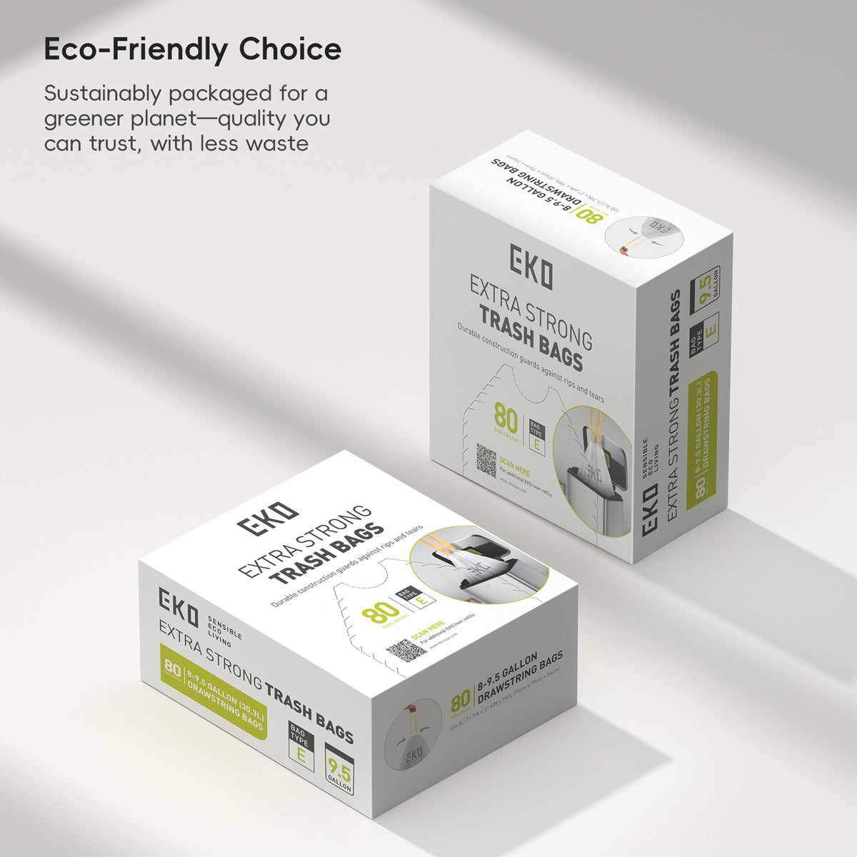 Easy-Dispense Trash Bag Code E-Z / 8-21 Gal
