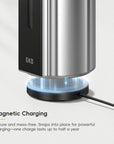 EKO Aroma Pro 13.5 fl oz Touchless Automatic Liquid Soap Dispenser-Chrome Metallic – Magnetic Charging