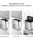 EKO Deluxe Puro Compost Bin with Liner - 7L / 1.85 Gal (Stainless & Black) –  Place Anywhere You Like