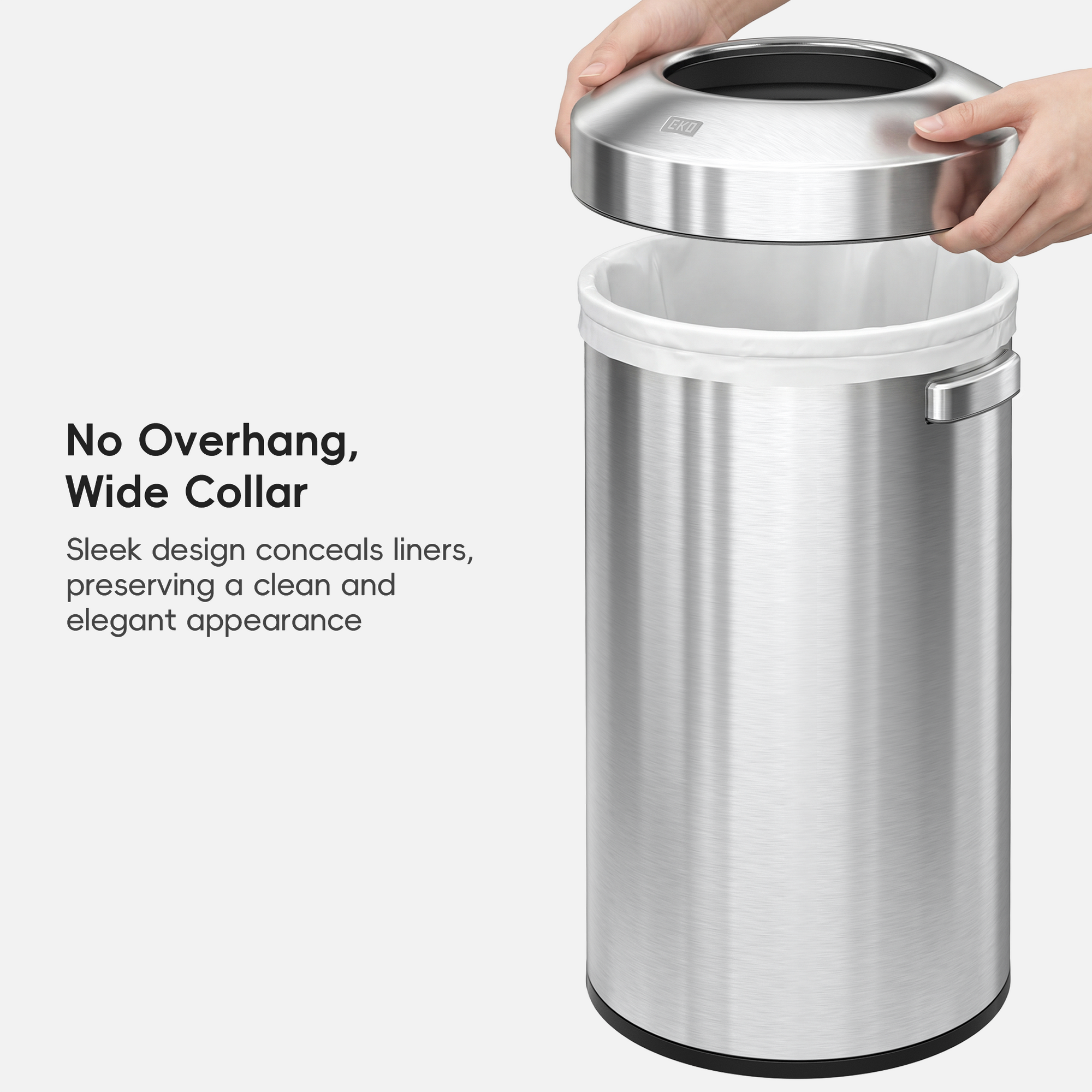 Urban Round Open Top Can Commercial Grade – 90L / 23.7 Gal