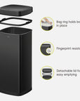 Ecosmart Motion Sensor Square Trash Can Stainless Steel 80 L / 21.1 Gal