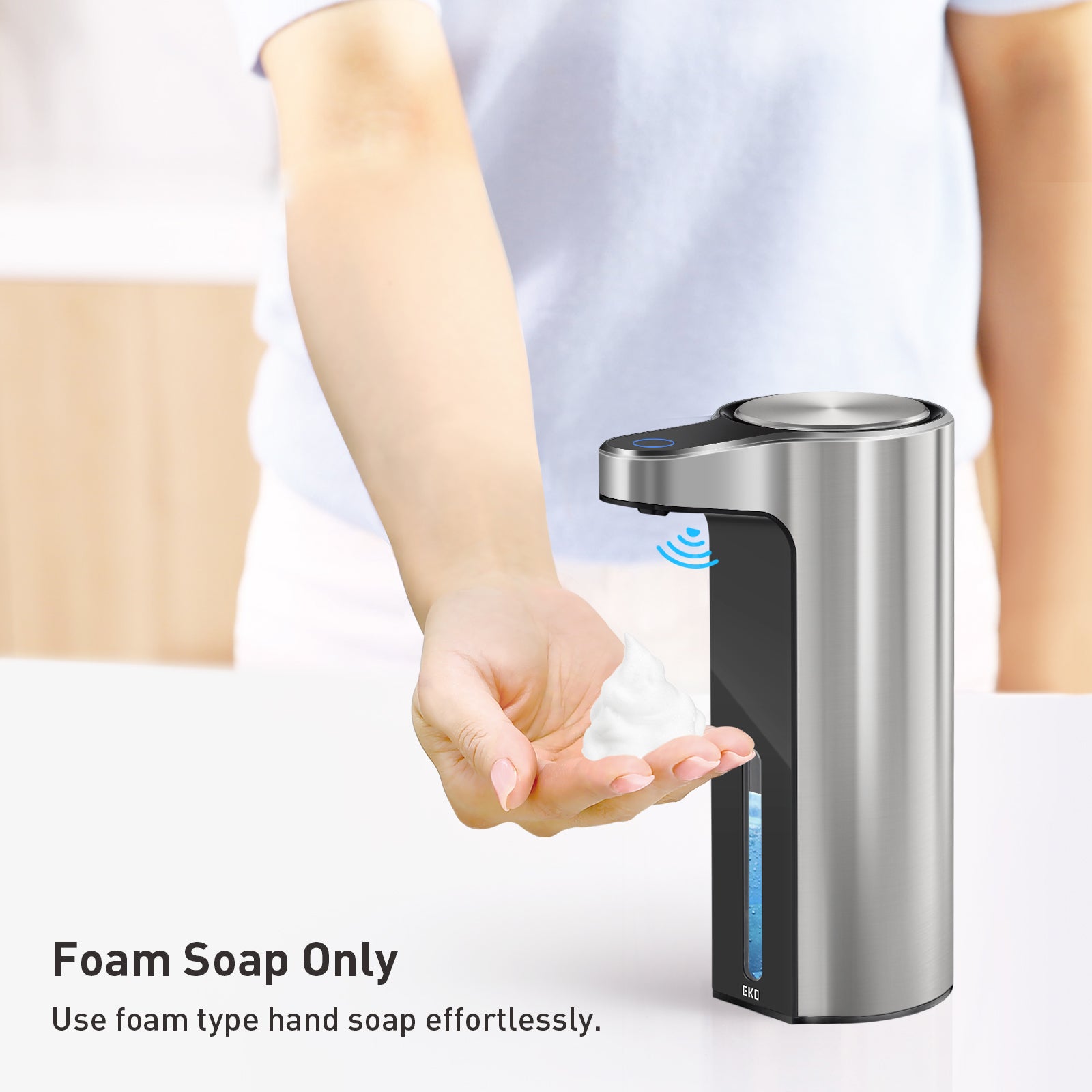 EKO Aroma Smart Foaming Soap Dispenser - Stainless Steel – Foam Soap Only