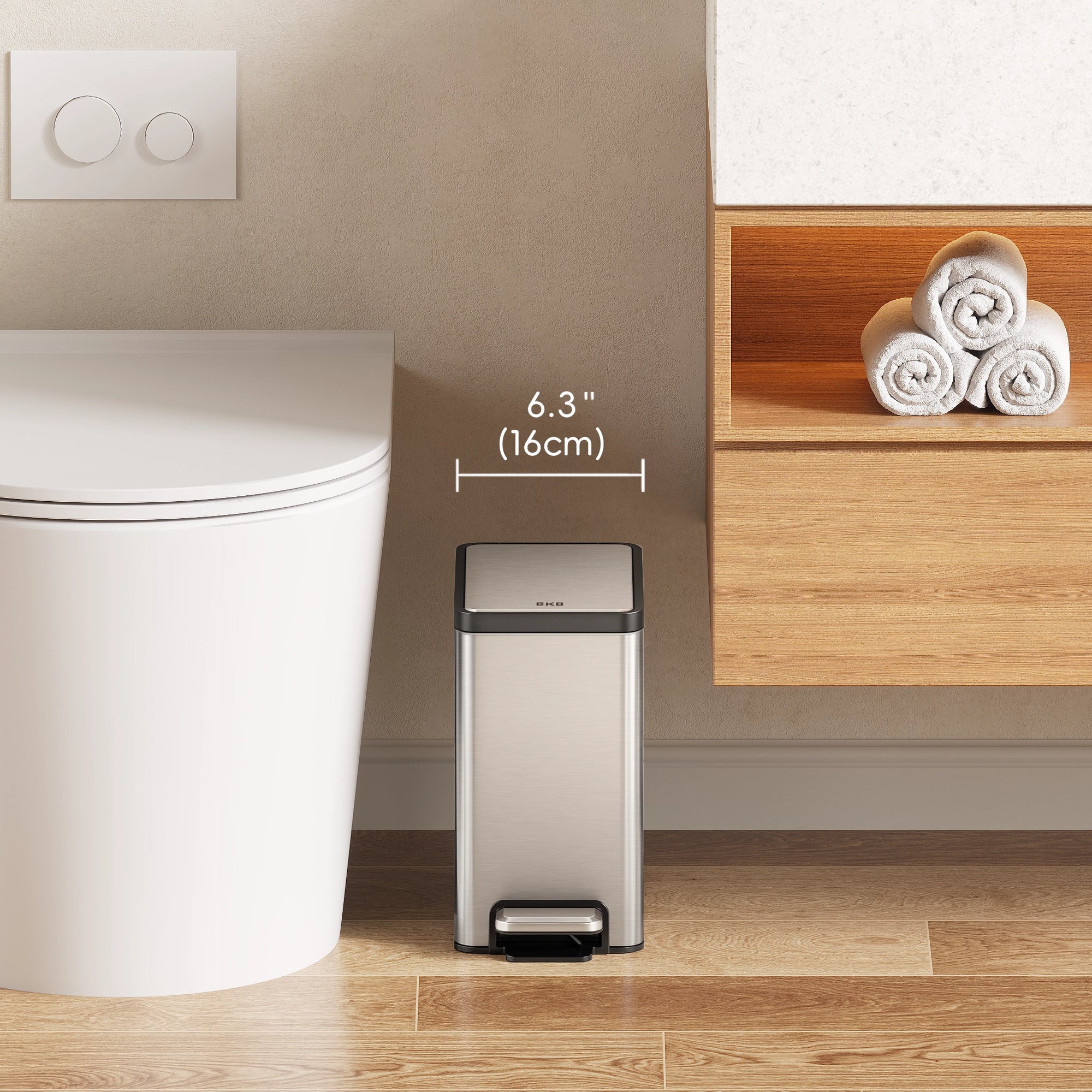 EcoCasa II Step Recycling Can with Liner